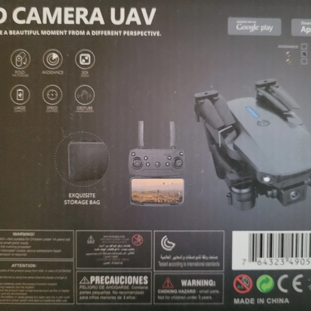 Foldable Drone E88 Dual Cameras 8K Ultra Pro